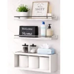 Solid Pine Wood Bathroom Floating Shelves 4 bathroom floating shelves
