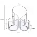 Acrylic makeup organizer