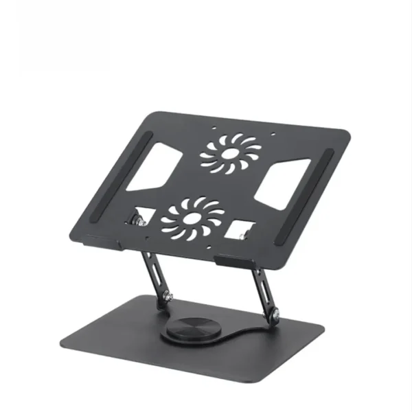 Adjustable Laptop Stand with Dual Cooling Fans