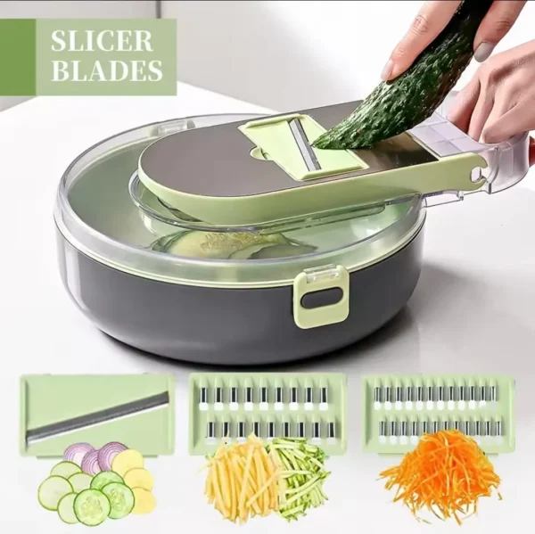 9pcs Vegetable Chopper & Cutter