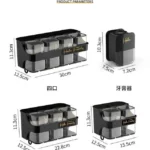 4-cup toothbrush organizer