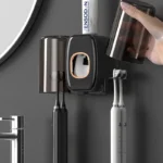 Wall-mounted toothpaste dispenser