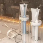 Clear toothbrush case