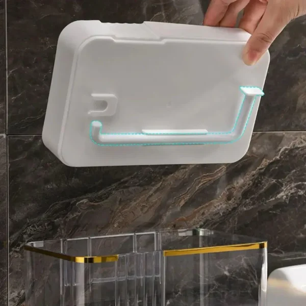 Luxury wall mounted tissue holder