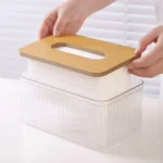 Transparent Water Ripple Tissue Box 4 Decorative tissue box