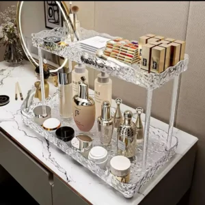 Crystal-Like Makeup Organizer