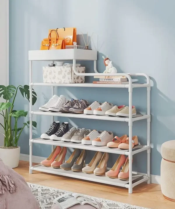 Entryway shoe rack