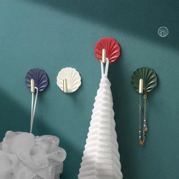 4pcs Punch-Free Wall Hanging Hooks