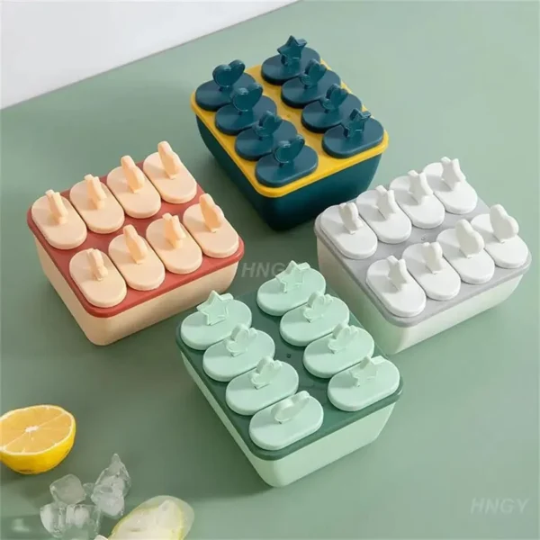 Silicone popsicle ice maker