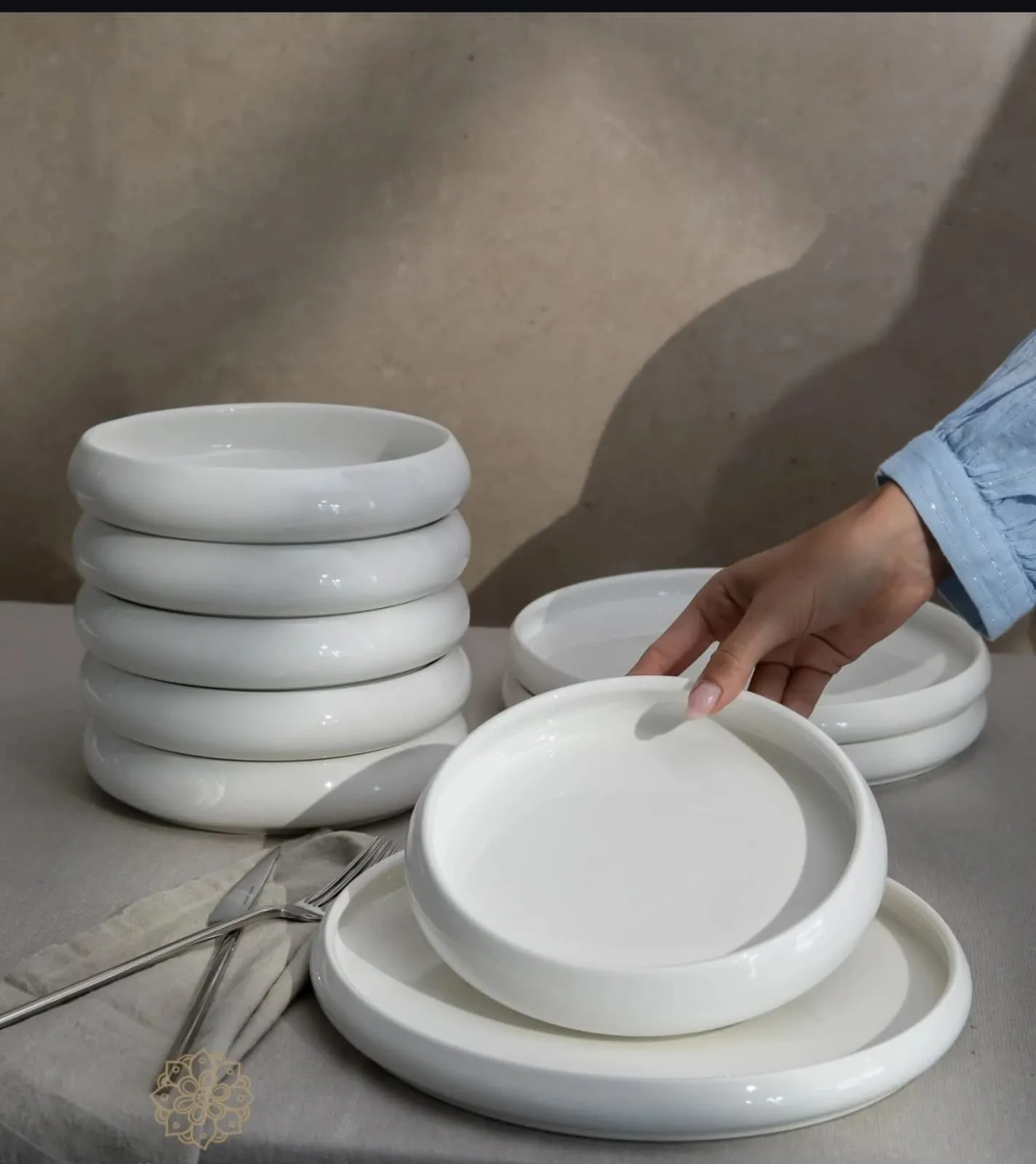 Premium Elegant 24pc Dinner Set