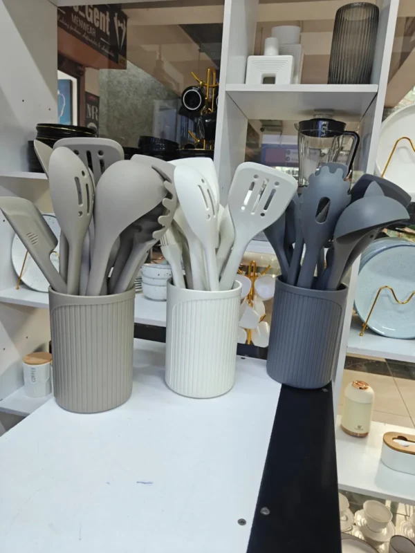 Premium Quality Silicone Spoon Set 1 Premium Quality Silicone Spoon Set