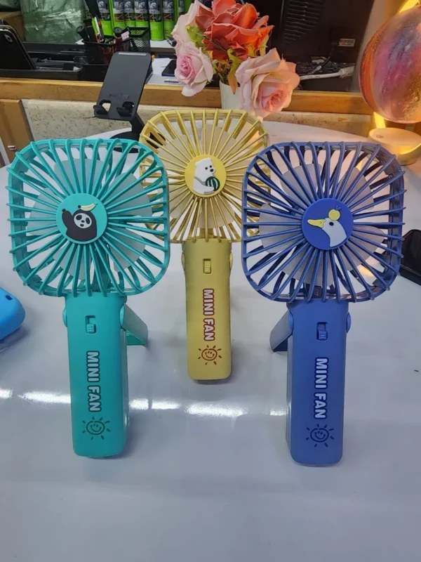 Handheld Mini Fans with Stand 1 Handheld Mini Fans with Stand