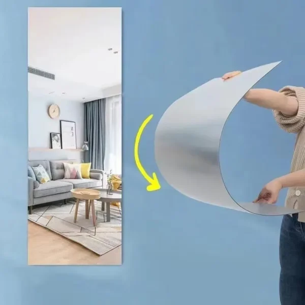 Unbreakable mirror panel