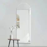 Semicircle wall mirror