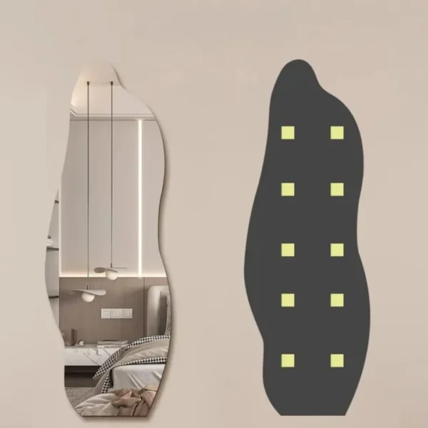 Unbreakable wall mirror