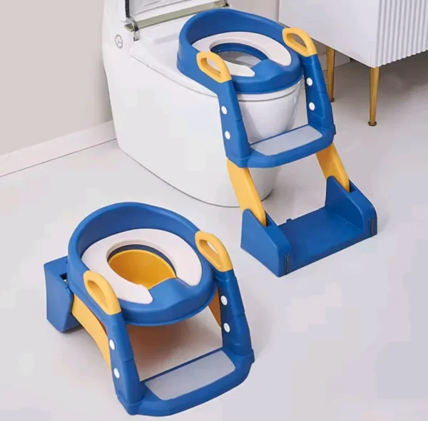 3-in-1 Foldable Baby Potty Seat with Training Ladder 1 Foldable Baby Potty Seat