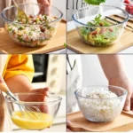 borosilicate glass bowl