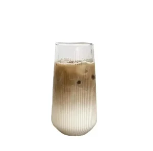 ribbed water glasses