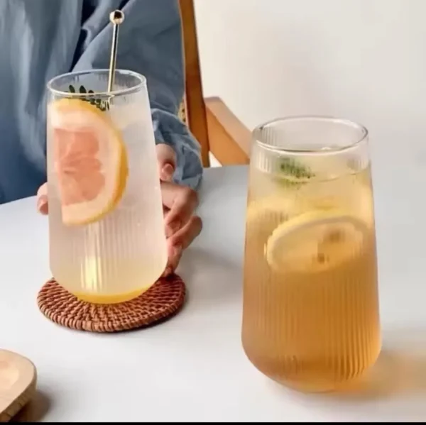 Ribbed Juice / Water Glasses