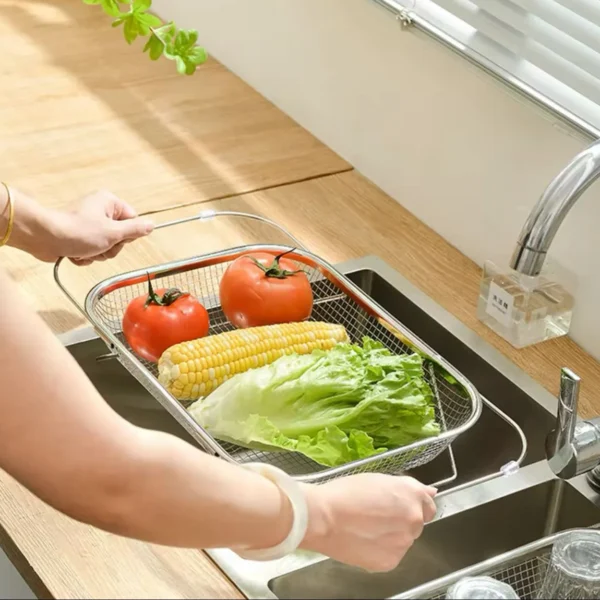Expandable Over The Sink Colander
