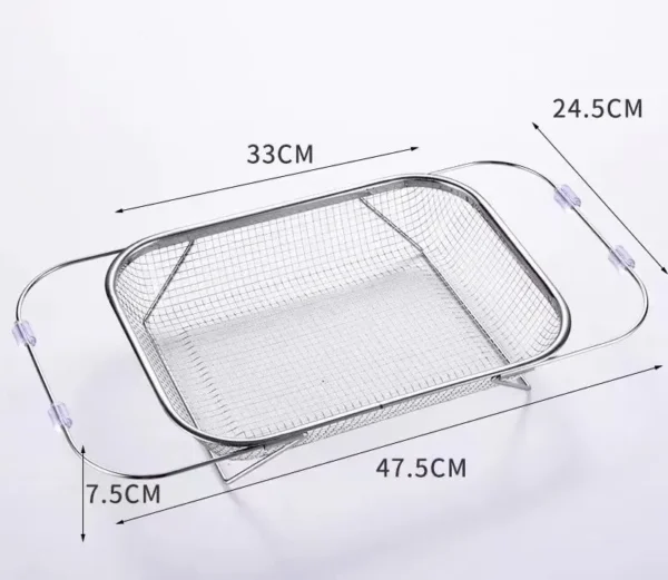 adjustable colander for vegetables