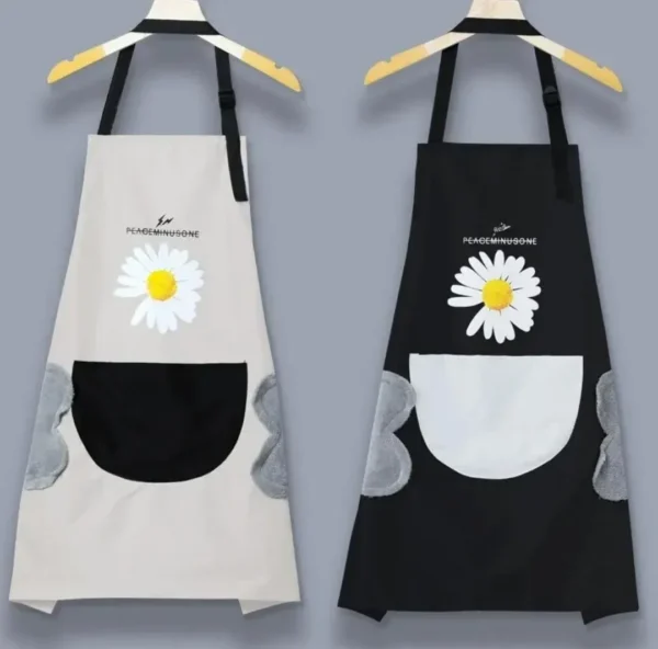 Waterproof Cute Floral Aprons 1 floral kitchen apron