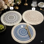 Boho Style Jute Table Placemats 2 Boho Style Jute Table Placemats