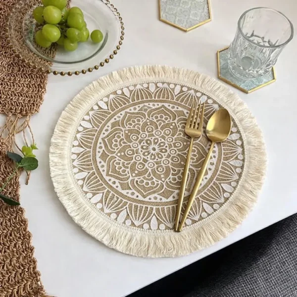 jute table placemats set
