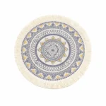 Boho Style Jute Table Placemats 3 natural jute placemats