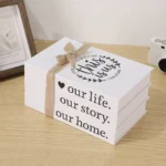 3pc Decor Books for Modern Home Décor 4 modern home decor books