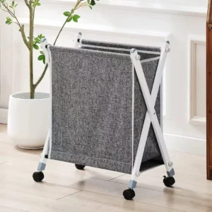 Laundry Basket with Stand & Wheels