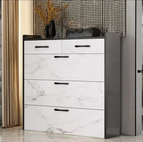 Bucket flip shoe rack