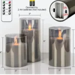 LED flameless candles set