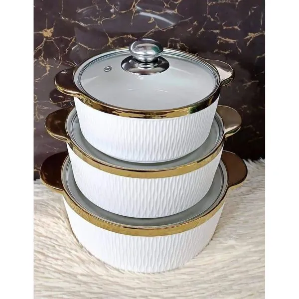 Unique House Collection – Affordable Home & Kitchenware Online Kenya 3 3pcs Ceramic Serving Dish Set in Kenya