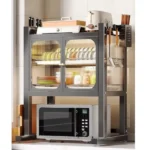 Modern Kitchen Storage Rack Microwave Stand