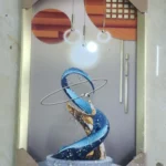 Crystal porcelain decorative painting