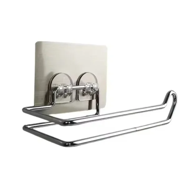 Stainless steel toilet paper holder