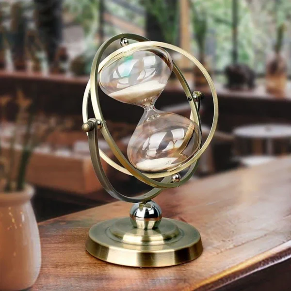 Hourglass Globe Timer Ornament