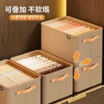 Foldable Multipurpose Hard Fabric Clothes/Closet Organizer 10 clothes organizer with handles