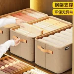 Foldable Multipurpose Hard Fabric Clothes/Closet Organizer 6 wardrobe storage organizer