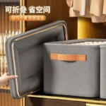 Foldable Multipurpose Hard Fabric Clothes/Closet Organizer 5 foldable fabric storage bin