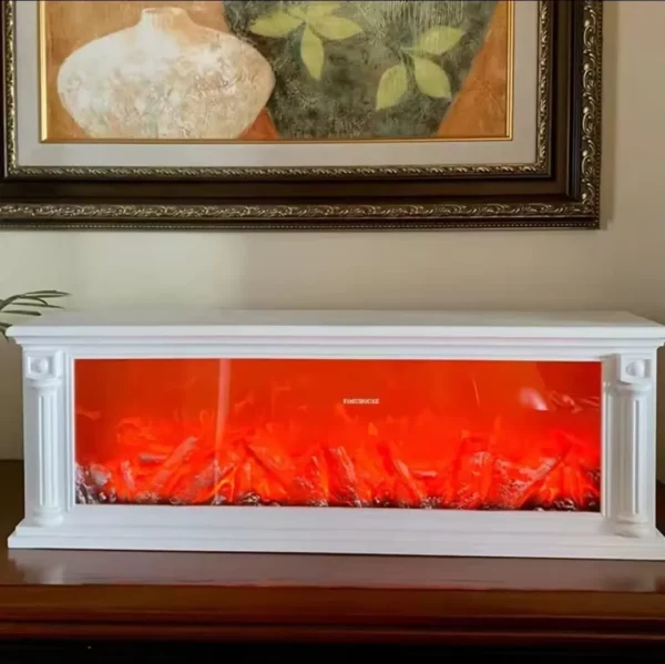 LED electric fireplace lamp