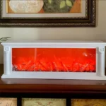 LED Modern Electric Simulated Fireplace Flame Lamp 3 LED flame lamp white