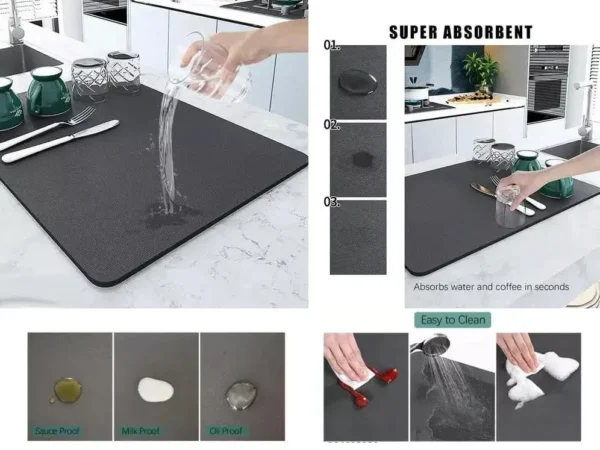 non slip dish drain mat