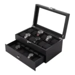 24 Slot Leather Watch Organizer