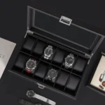Watch storage case with lock