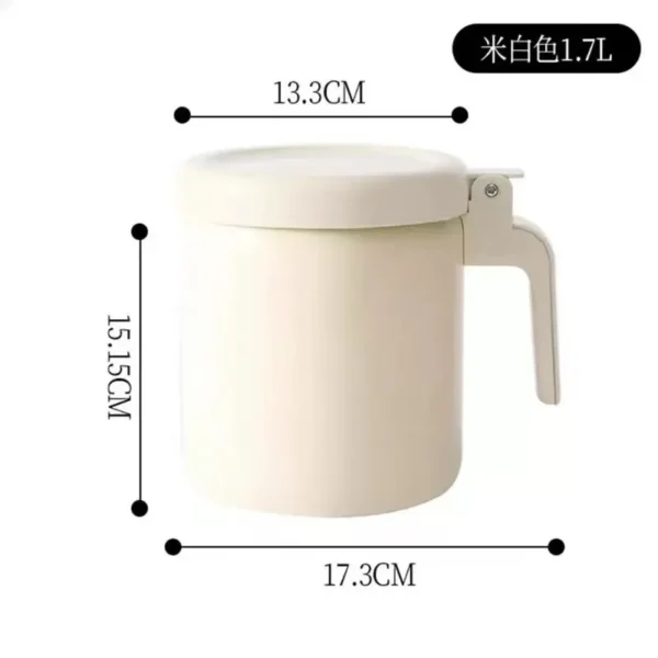 Cooking oil strainer
