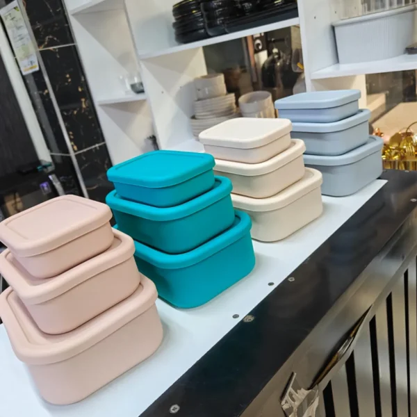Food Grade Silicone Lunch Box Set