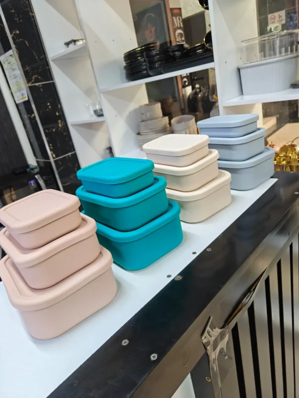 Food Grade Silicone Lunch Box Set