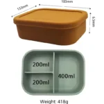 Partitioned lunch box